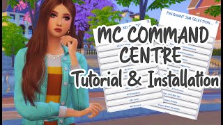 IN DEPTH GUIDE TO MC COMMAND CENTER FOR THE SIMS 4  TUTORIAL amp INSTALLATION [upl. by Keiko40]