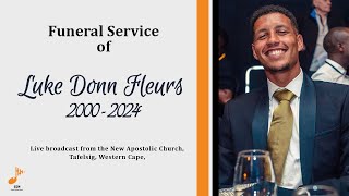 Funeral Divine Service of Luke Fleurs part 1 Saturday 20 April 2024  Classic Christian Hymns [upl. by Anyrtak]