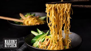 Sichuan Sesame Chicken Noodles  Marions Kitchen [upl. by Imefulo]