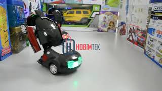 Transformers 2in1 Robota Dönüşen Işıklı Sesli Bugatti Araba [upl. by Atteval249]