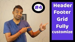 How to Setup Header and Footer  Fully FlatSome Theme Customisation  eCommerce Series 4 [upl. by Denyse]