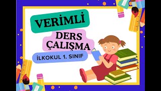 Verimli Ders Çalışma Videosu İlkokul 1 Sınıflar İçin Açıklamaya DİKKAT [upl. by Oidivo615]