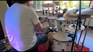 Drumming along a 70s Brazilian jazz funk track  crosstick groove [upl. by Nuriel691]