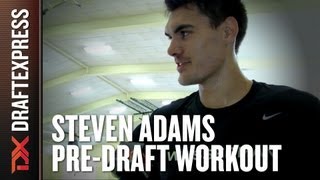 Steven Adams 2013 NBA PreDraft Workout amp Interview [upl. by Swain]