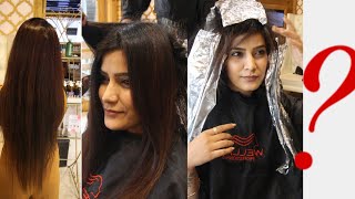 My Hair Color Transformation  BALAYAGE  Super Style Tips [upl. by Nomolas]