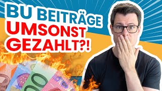 Warum du sinnlos BU Beiträge zahlst ohne es zu wissen [upl. by Deloris718]