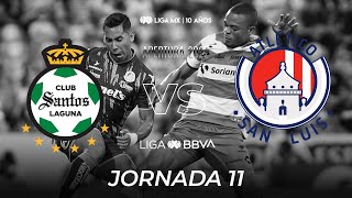 Resumen y Goles  Santos vs San Luis  Liga BBVA MX  Apertura 2022  Jornada 11 [upl. by Nathaniel]