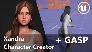 How to use Xandra Character Creator with GASP  Advanced Locomotion System [upl. by Yahs]