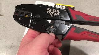 Klein 3005CR ratcheting crimper is a smokin hot deal DIYers rejoice [upl. by Nossaj]