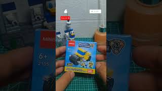 Miniso Blind Box Trans Construction Collector model 3in1 toys blocks lego puzzle collection [upl. by Rumery]