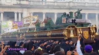 Procesión del Señor Sepultado de Santo Domingo por Catedral [upl. by Dlabihcra967]