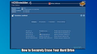 How to Securely Erase Your Hard Drive [upl. by Packton]