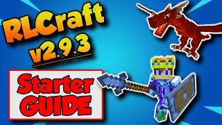 RLCraft Starter Guide 😎 Early Game Walkthrough Beginners Tips [upl. by Stephani]