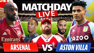 Arsenal vs Aston Villa  Match Day Live [upl. by Aneleasor]