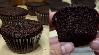 MOIST CHOCOLATE CUPCAKE Recipe [upl. by Trin]