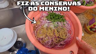 SAÍMOS NO MEIO DA LIMPEZA DE UM CLIENTE  COMPREI UMA PANELA ELETRICA  FIZ AS CONSERVAS DELICIOSAS [upl. by Sheeran]