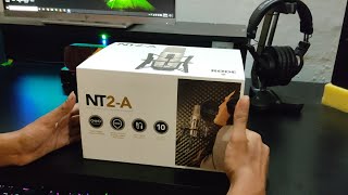 RODE NT2A Unboxing and Sound Check [upl. by Aisauqal464]