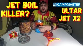 CAMPING STOVE UNBOXING FIRST IMPRESSIONS CAMPMASTER ULTRA JET 2 HIKING STOVE JET BOIL KILLER BCF [upl. by Inoliel130]