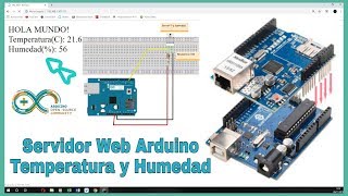 CÓMO HACER UN SERVIDOR WEB ARDUINO DE TEMPERATURA Y HUMEDAD [upl. by Agle]