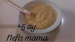 HAZIR MAMA ALMAYA SON💥KİLO ALDIRAN BEBEK MAMASI 5 AY  MEYVELİ MAMA TARİFİ SAĞLIKLI MAMA🤩 BABY FOOD [upl. by Mozza]