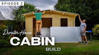 How to Construct a New Dunster House Log Cabin Tiny Home [upl. by Ahsin850]