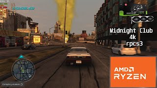 Midnight Club RPCS3 PS3 EMULATOR RYZEN 5 7600x  RTX 4070 4K 60 FPS settings [upl. by Elysia]