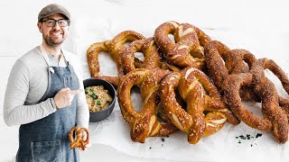 Homemade Soft Pretzel Recipe [upl. by Eimat]