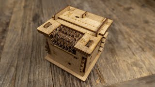 Solving the Cluebox  a very cool escape room puzzle box [upl. by Narhet]