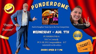 Punderdome Showdown Round 1 Dad Jokes as Dad amp Daughter vs The Pun Champions [upl. by Bornstein233]