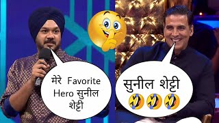 🤣 मेरे Favorite हीरो सुनील शेट्टी 😂😂😂 Parvinder Singh Comedy in laughter challenge shorts [upl. by Aleibarg255]