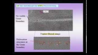 Mod01 Lec29 Defects in Crystals [upl. by Lucine]