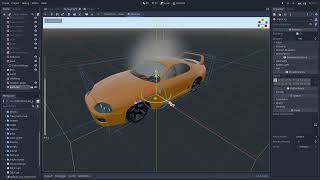 HOW TO ADD DRIFT SMOKE Godot [upl. by Halimaj]