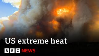 New Mexico wildfires burn out of control as US battles under heat alerts  BBC News [upl. by Seaddon957]