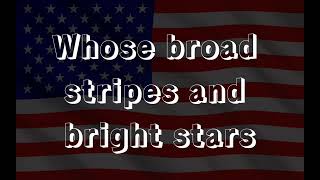 The Star Spangled Banner karaoke [upl. by Rednasxela]