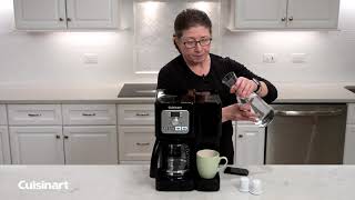 Cuisinart®  How to brew a single cup of coffee using your Cuisinart Brew Basics Coffeemaker [upl. by Illehs]