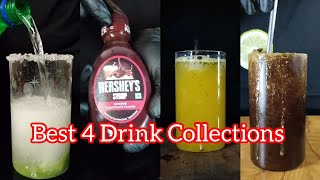 Best 4 February Drink Collections ASMR  ASMR With Me  asmr asmrwithme drinks mojito coke [upl. by Niessuh]