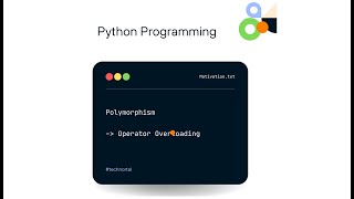 OOP Operator Overloading in Python [upl. by Ching]