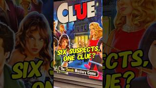 Six Suspects One CLUE mysterygames boardgames [upl. by Atikram]