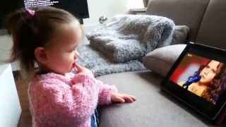 Amira Willighagen  One of Amiras Youngest Fans  26 December 2013 [upl. by Natanoj]