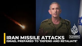 Israel prepared to ‘defend and retaliate’ Israeli army spokesperson [upl. by Wenger835]