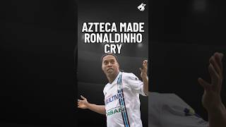 The day the Azteca made Ronaldinho 🇧🇷 cry 🥹🏟️🇲🇽 [upl. by Akamahs]