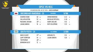 South Perth  2s v RockinghamMandurah  2s [upl. by Mcclary17]