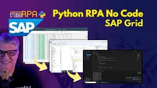 Lendo dados de um SAP Grid com o Jornada RPA Studio LowNo Code [upl. by Llenyar]