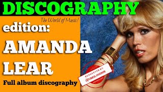 DISCOGRAPHY amp CHARTS  The World of Music Edition AMANDA LEAR [upl. by Konikow]