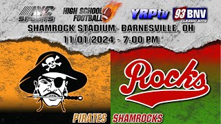 Wheelersburg Pirates vs Barnesville Shamrocks HS Football Playoffs 11012024 [upl. by Lathan831]