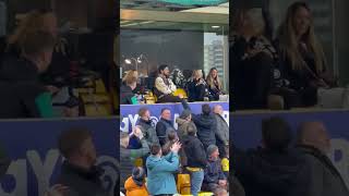 Wolves fans start chanting for Ruben Neves as they see him in the stands [upl. by Denison]