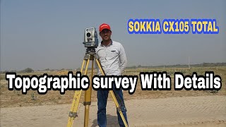 CHAPTER 20 HOW TO START TOPO SURVEY WITH SOKKIA CX 105 TOTAL [upl. by Atenaz]