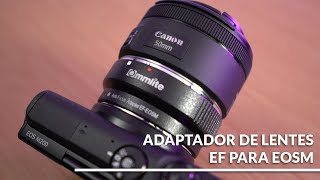 Adaptador de Lentes EF para Canon EOS M  COMMLITE [upl. by Materse]