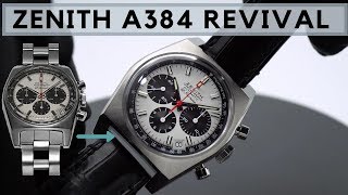 Zenith El Primero A384 Revival Watch with Ladder Bracelet  Carat amp Co [upl. by Lesli]