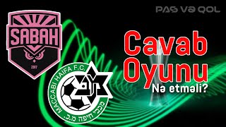 Sabah FK  Maccabi Haifa  UEFA Konfrans Liqası 2ci təsnifat mərhələsi Cavab oyunu öncəsi analiz [upl. by Suilenrac]